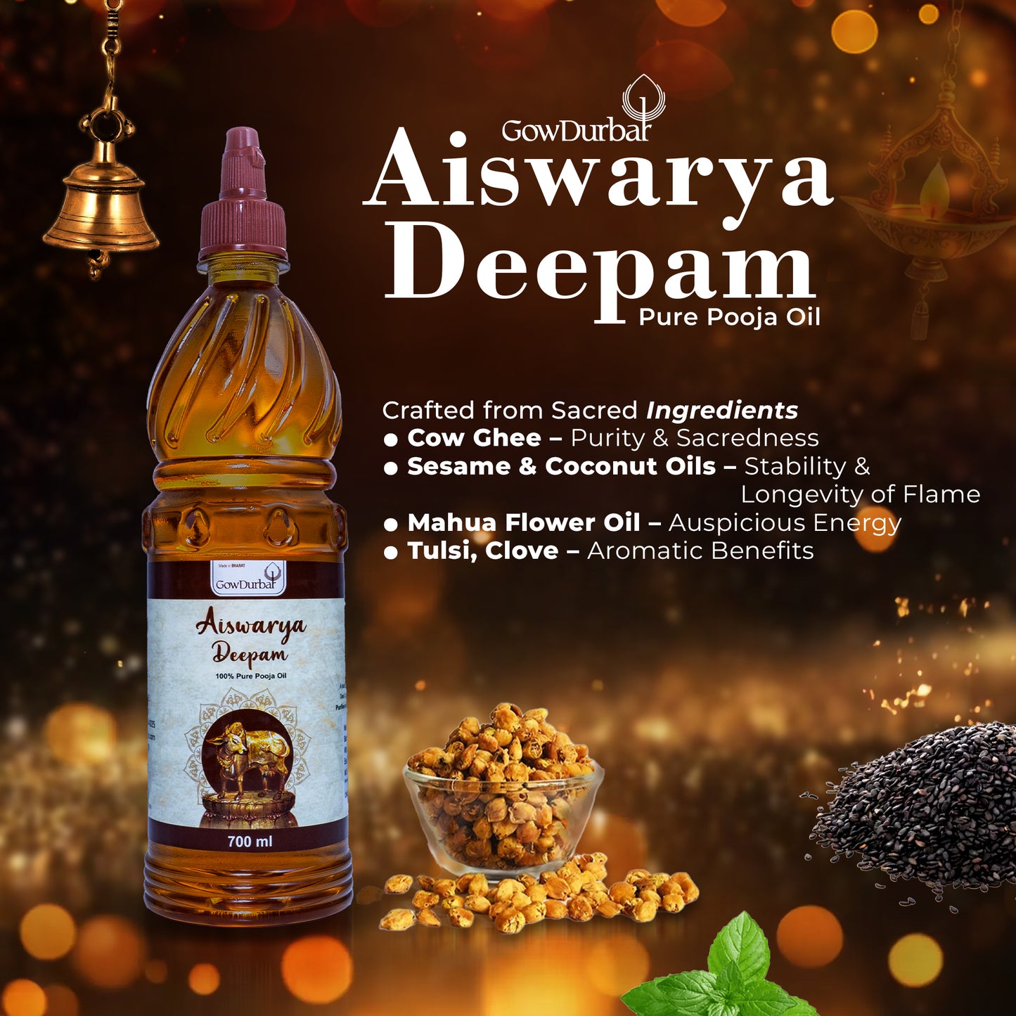 Aiswarya Deepam – Pure Pooja Oil