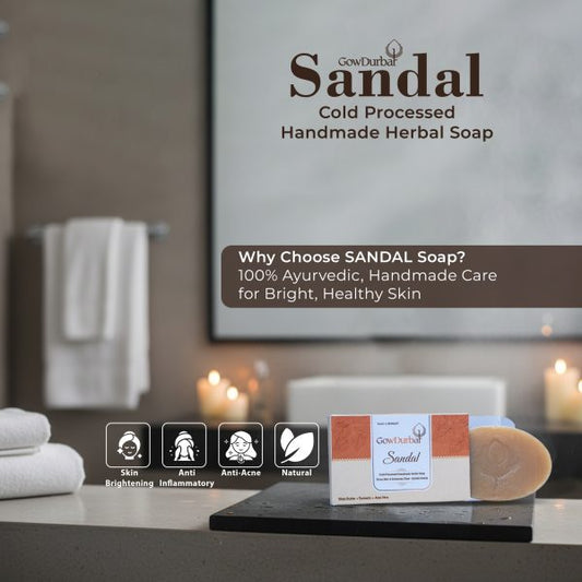 Sandal – Cold Processed Handmade Herbal Soap