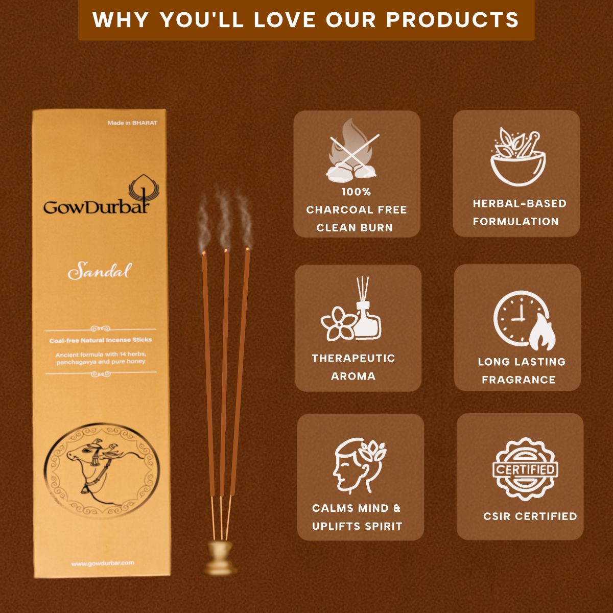 Sandal – Relaxing Sandal Incense
