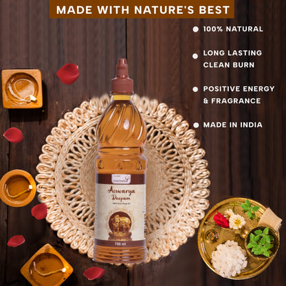 Aiswarya Deepam – Pure Pooja Oil