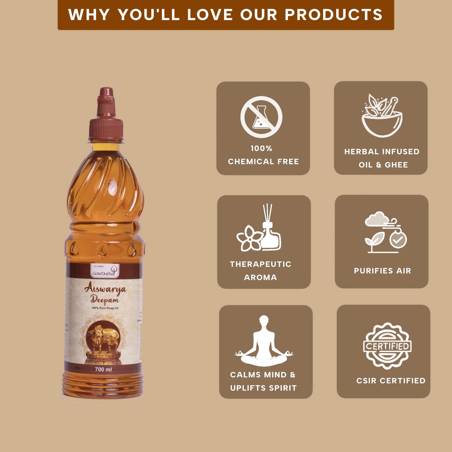 Aiswarya Deepam – Pure Pooja Oil