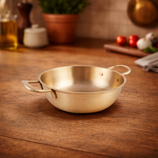 Bronze Kadai with Handles