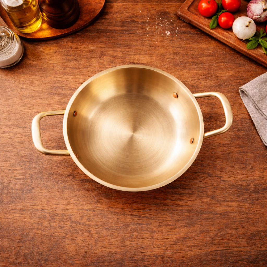 Bronze Kadai with Handles