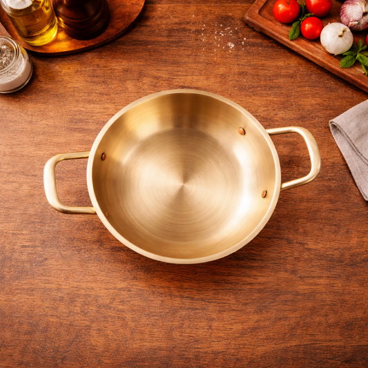 Bronze Kadai with Handles