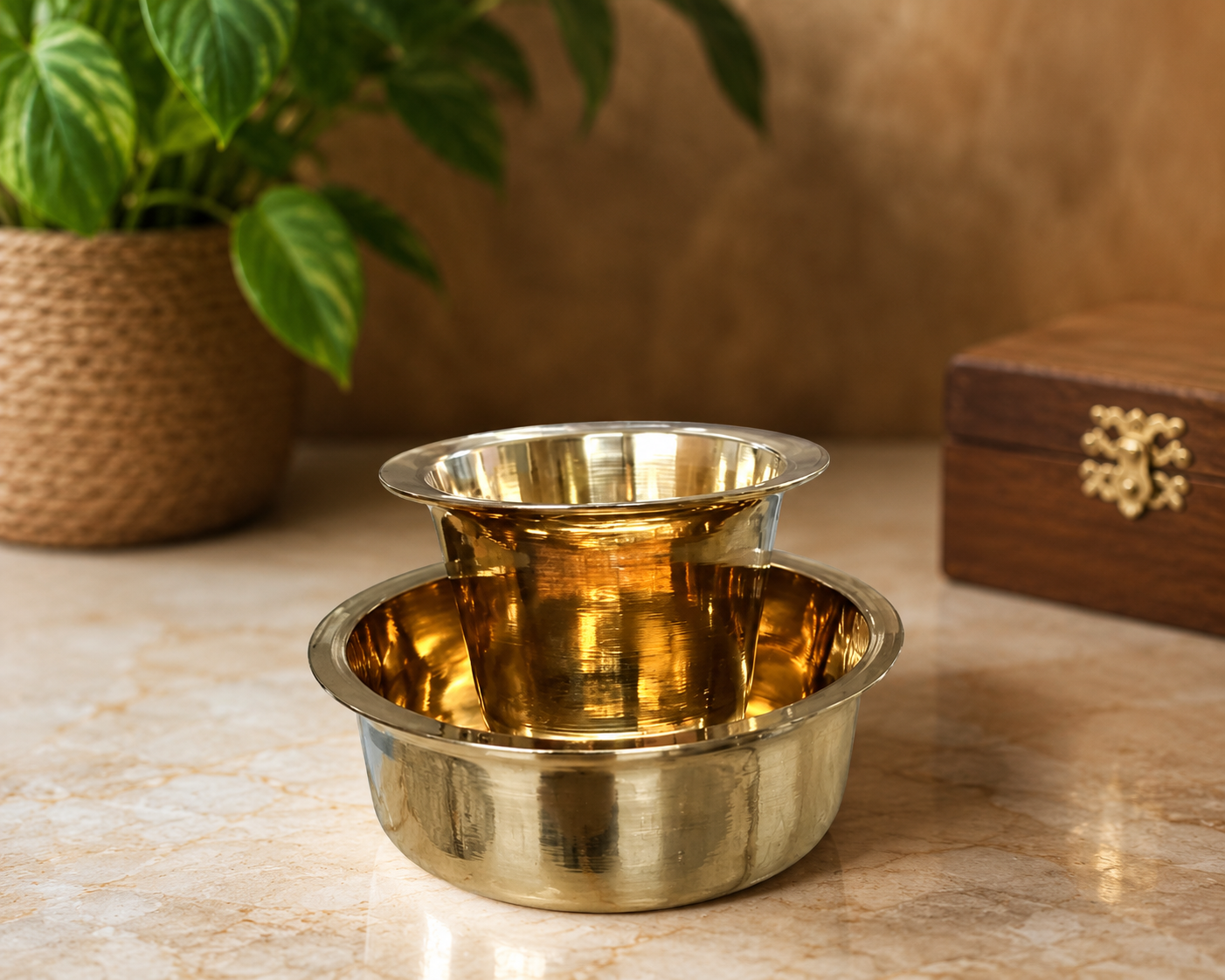 Bronze Coffee Set