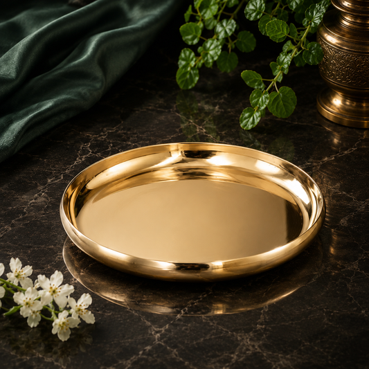 Bronze Curve Plate