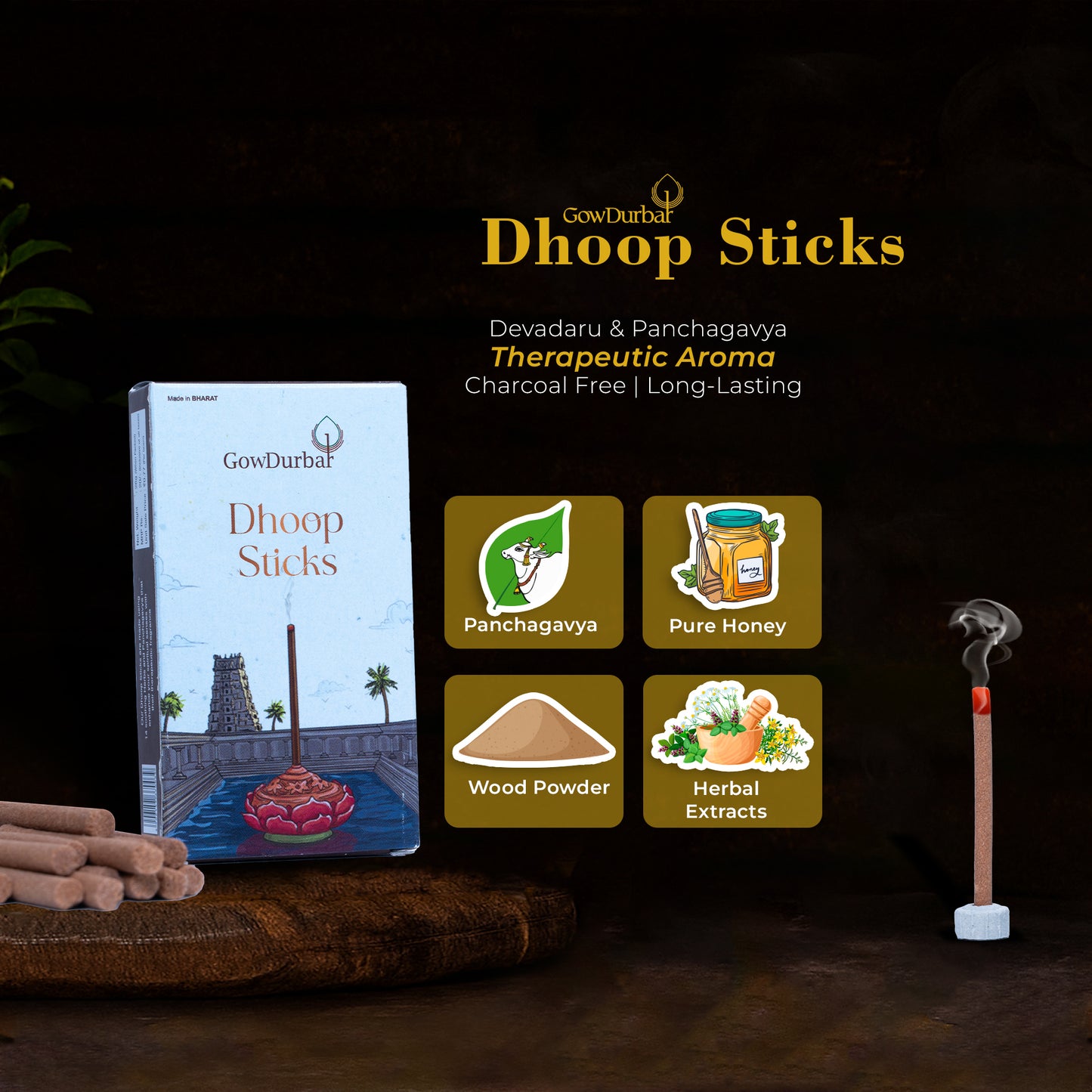 Dhoop Sticks – Herbal Dhoop Sticks