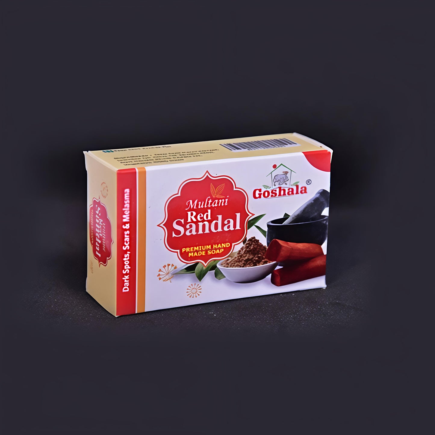 Multani Red Sandal Premium Handmade Soap