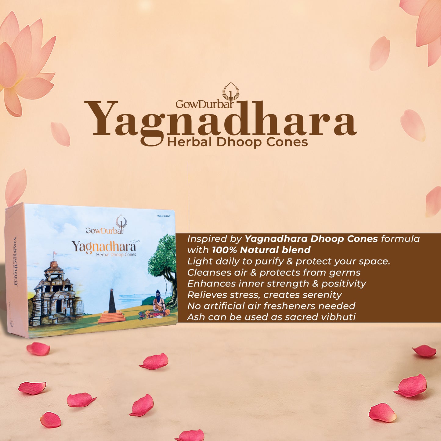 Yagnadhara – Panchagavya Herbal Dhoop Cones