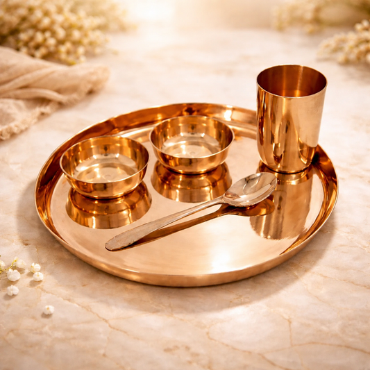 Bronze Thali Set